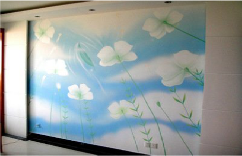 瓮安画墙绘怎么画好白云的蓬松感？