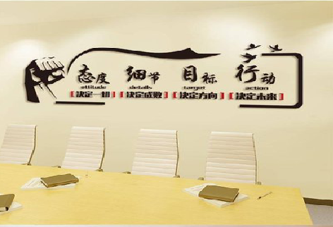 瓮安企业文化墙主要展示什么？