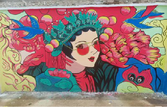 瓮安墙体彩绘-网红墙