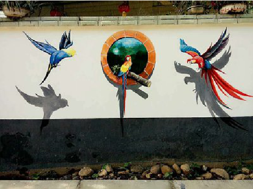 瓮安视觉错位-3D墙绘设计