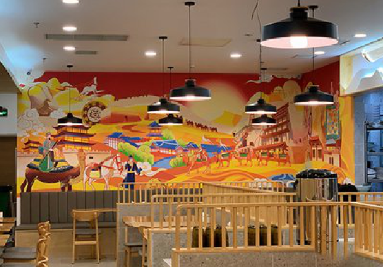 瓮安商业空间彩绘介绍。